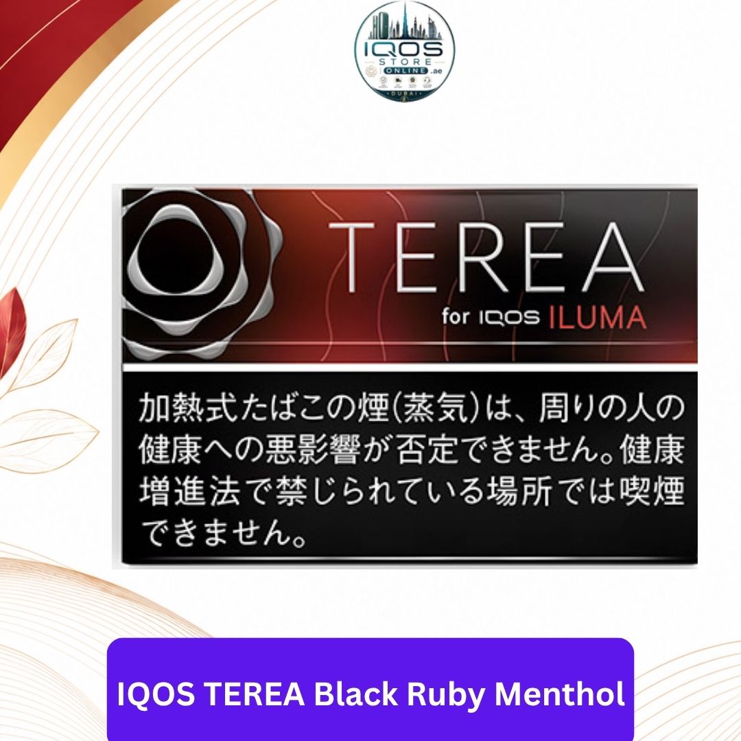 IQOS TEREA Black Ruby Menthol Japan